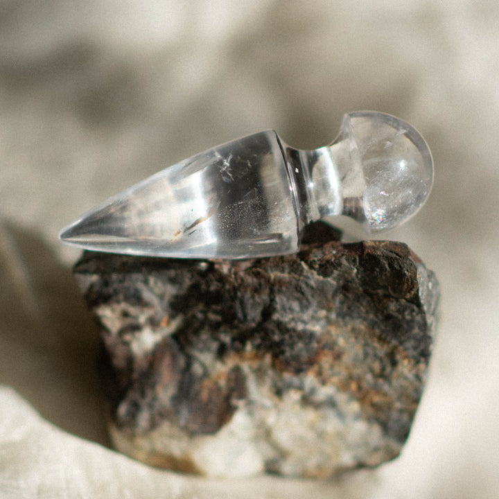 The Spire | Clear Quartz Crystal Anal Plug