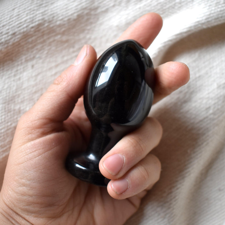 Black Obsidian Butt Plug