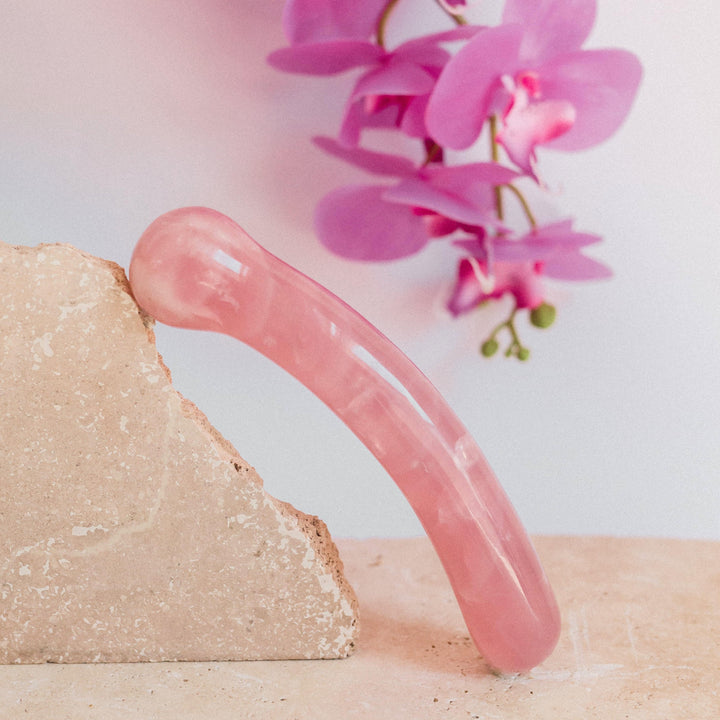 Amrita Wand® | Rose Quartz Massage Wand
